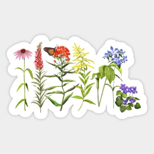 Native Flowers Pride Sticker